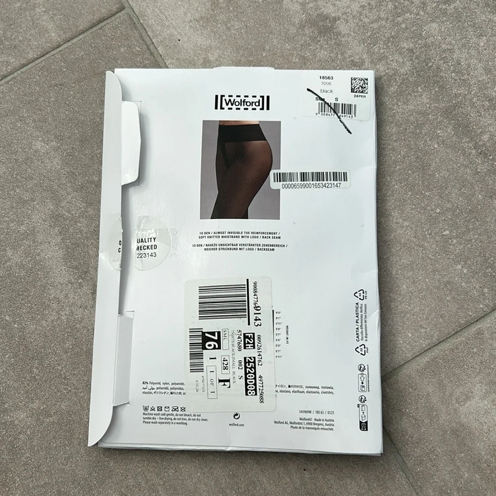 Back Seam Tights Wolford NIP